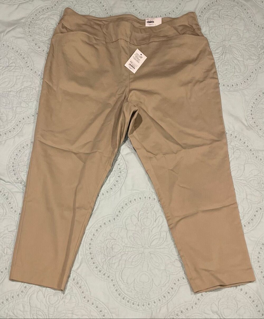 Croft & Barrow Women’s Tan Stretch Dress Pants 20P